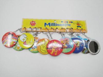 Small mirror key chain Disney small craft mirror wholesale students mirror the mirror manufacture