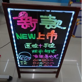 led fluorecent writing board with stand