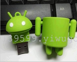 Android robot simulation cartoon U disk U disk, silica gel, the best promotional gifts U disk