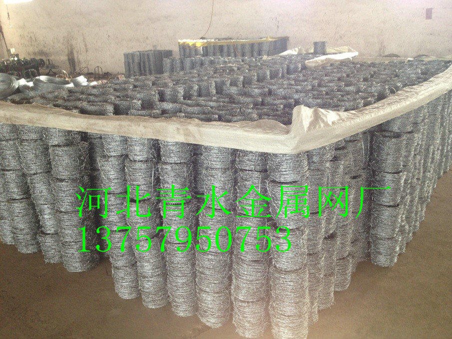 铁丝刺绳，PVC刺绳（barbed wire）三花刺绳 正反捻刺绳 护栏刺绳