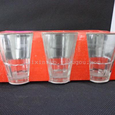 Top grade card box pack 6 for 9 yuan Glasses Spirits Cup Candle cup