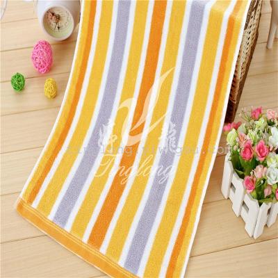 Wholesale cotton towels towel vertical Jacquard yarn towel washcloth washing towel factory direct 