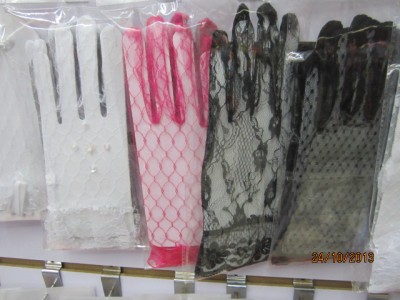 Ladies short style vacuum casual gloves