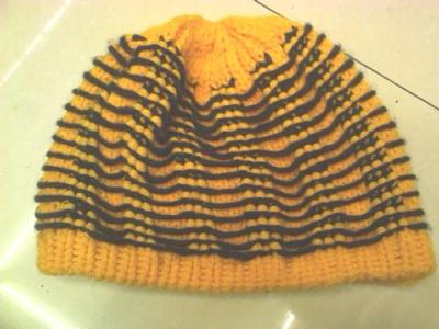 Autumn needle ribbed baotou two-tone Hat fashion hats