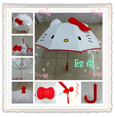 Selling Hello Kitty style umbrella, cartoon characters, unique