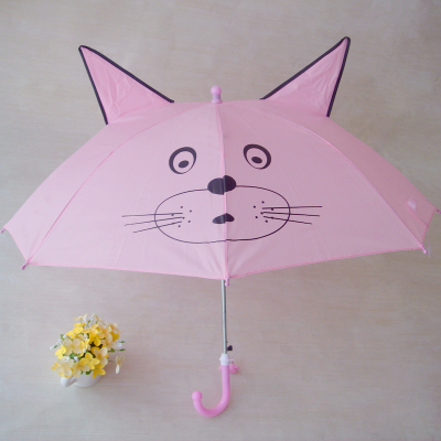 Cartoon Ear Umbrella Animal Printing Children's Umbrella Kindergarten Children Umbrella XG-808