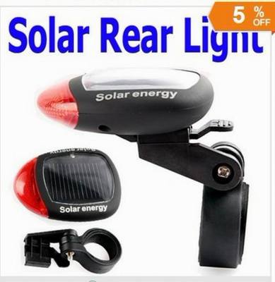 Js-5362 solar LED bicycle taillight solar energy lamp bicycle solar energy lamp