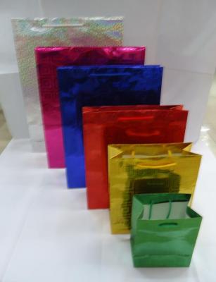 Laser gift bag. Packaging bag