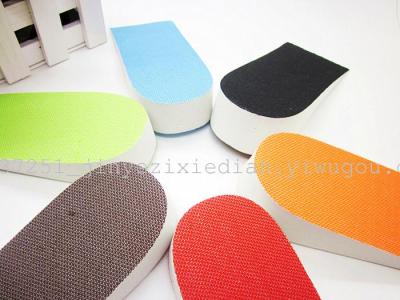 Eva Height Increasing Half Insole Color Height Increasing Foam Insole Multi-Color Height Increasing Half Insole Invisible Height Increasing