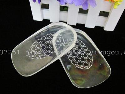 Gold leaf invisible transparent soles to protect new silicone heel pad Saddle (male)