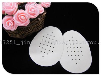 High heel/heel pads breathable perforated silicone half yards in half insole slip shock absorption