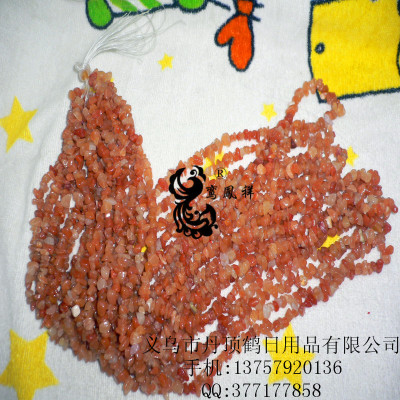 Red aventurine natural stone of semi-finished products DIY accessories, clothing accessories