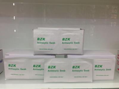 BZK benzalkonium chloride ammonium 6X3CM boxed 100 tablets