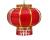 40 round turn lights Crystal acrylic zouma Lantern festivity plastic turn lights the red LED's plug-in lamp