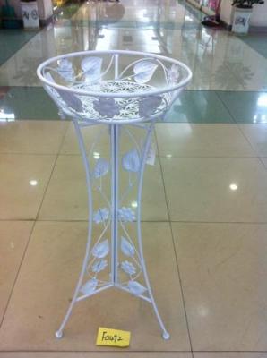 Great craft, wrought iron, continental shelf, floor flower stand, living room flower, single flower, potted flower