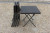 Outdoor Folding Chair Rattan Folding Table Set Courtyard Balcony Occasional Table and Chair Store Milk Tea Shop Coffee 