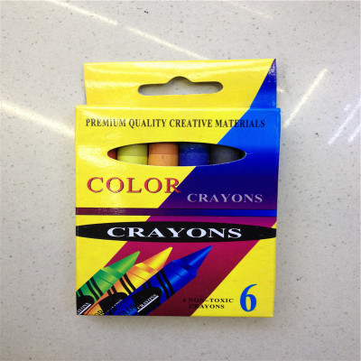Crayon six color environmental protection brush