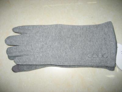 Non - fleecy touch screen gloves