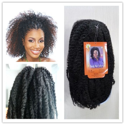 Afro kinky twist synthetic hair extension for Africa girl 