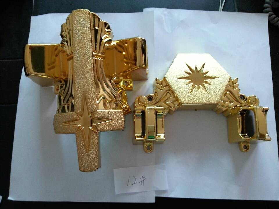 殡葬用品、木棺材塑料镀金装饰配件、拉手