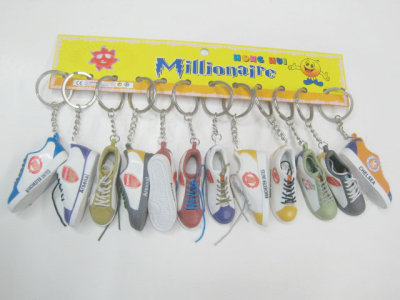 Sneaker key chain pendant craft shoes wholesale cartoon football shoes pendant Keychain n