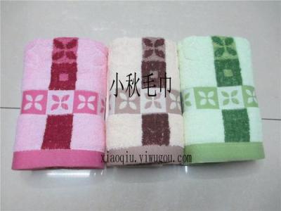 Four flowers towel