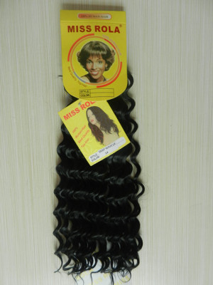 18“ High Temperature Deep Wave Synthetic Hair Extension 
