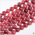 A013 with the natural crystal wholesale Rhodocroshite semi-finished products 6mm powder pearl beads DIY handmade jewelry