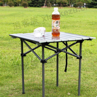 Outdoor picnic table folding portable folding chair and table table stall leisure table