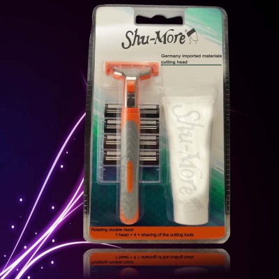 Shaver Shaver Manual Shaver Two-Layer Stainless Steel Shaver
