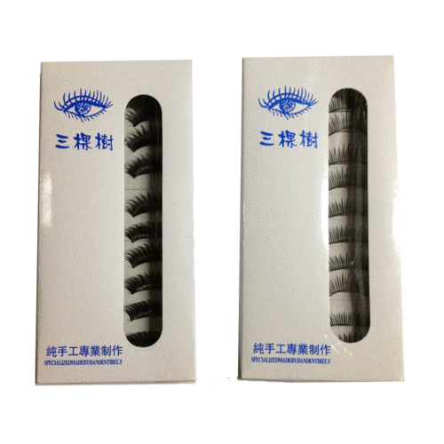 Three village false eyelashes