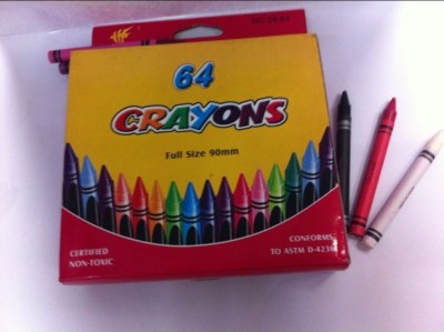 64-color crayons