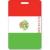 etiqueta del equipajePVC soft creative luggage tag Mexico souvenirs on sale