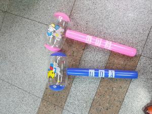 Factory outlets of cartoon character inflatable toys, PVC material long-handled hammer
