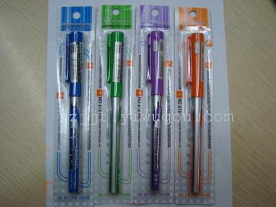 New Korean color ballpoint pen, lighted gel pens metal pens