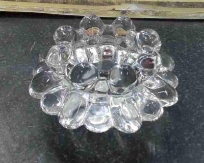 Glass candle stand, Glass candle stand, Glass candle stand