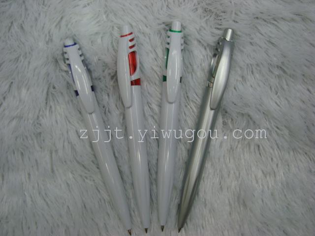 新款韩版白杆银杆 圆珠笔 中性笔