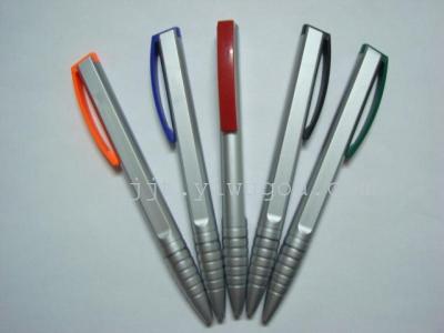 New Korean silver ballpoint pen elongated gel pens metal pens
