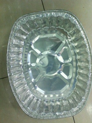 Tin foil aluminum disc tray