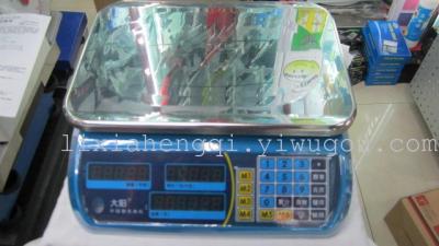 Electronic price computing scale Weighing large table display