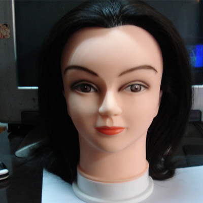 Set hair doll head mannequin head for teaching fiber high temperature wire
