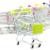 S creative wrought iron crafts mini cart trolley Japanese supermarket trolleys