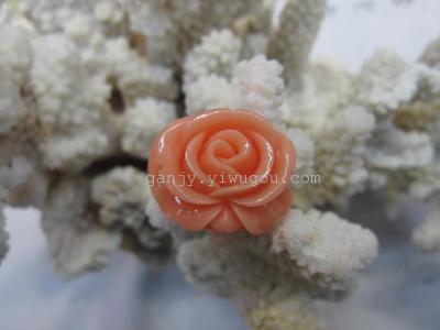 Coral pink ring rings flower rings beautiful new roses ring beautifully exquisite new ring ring ring