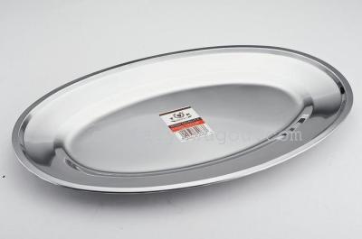 Thai egg-shaped stainless steel plate 28