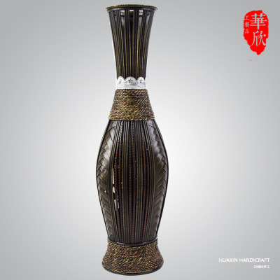 Chinese style handmake bamboo vase/decorative furniture