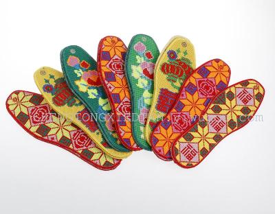 Rise through embroidery boutique filled with lattice insole, workmanship quality, absorb sweat deodorant, durable wear.