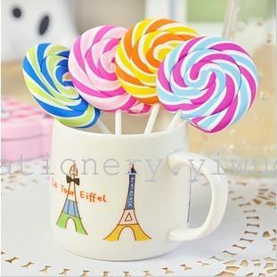 Colored lollipops Eraser Korea stationery factory outlets can be customized