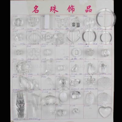 Transparent acrylic beads, Jewelry Accessories, factory direct