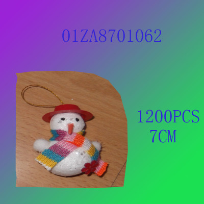 Christmas snowman pendant