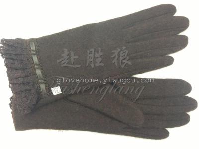 Ladies cashmere gloves